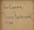 Therese Reuterswärd, ''Fastrarna'', olja på pannå, monogramsignerad.
