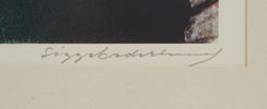 Sigge Cederlund, tryck, 3 st, signerade och numrerade.