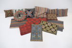 Kuddar m.m, 14 delar, textil.
