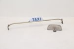 Taxiskylt, metall/plast.