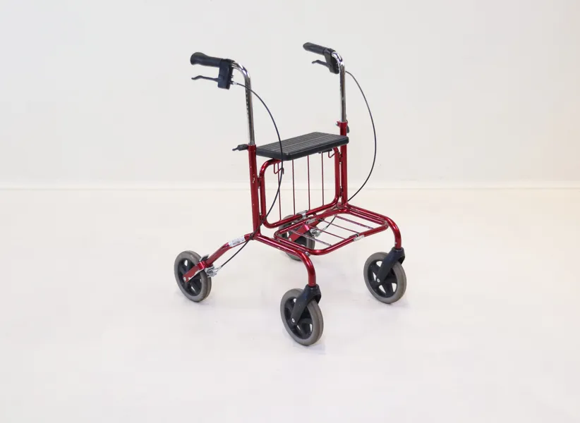 Rollator, hopfällbar.