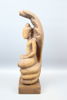 Buddha, skulptur, keramik.