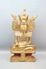 Buddha, skulptur, förgyllt trä.