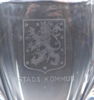 Vaser, 2 st, glas, Orrefors.