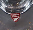 Vaser, 2 st, glas, Orrefors.