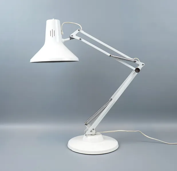Jac Jacobsen, skrivbordslampa, metall, ''L-2P'', Luxo.