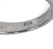 Ring, sterlingsilver med labradorit och rosenslipade diamanter, samtida.