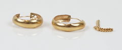 Guld ett parti, guld 18K och 20K.