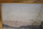 Oidentifierad konstnär, olja på duk, "Solnedgång från Småland, osignerad, 1800/1900-tal.