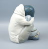 Figurin, eskimå, porslin, Lladro.