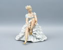 Figurin, porslin, Schaubach Kunst.