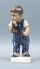 Figurin, porslin, nr 1027, Dahl-Jensen, Danmark.