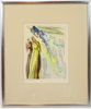 Salvador Dali, färgträsnitt E.A., illustration ur Dantes gudomliga komedi, blyertssignerad.