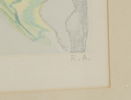 Salvador Dali, färgträsnitt E.A., illustration ur Dantes gudomliga komedi, blyertssignerad.