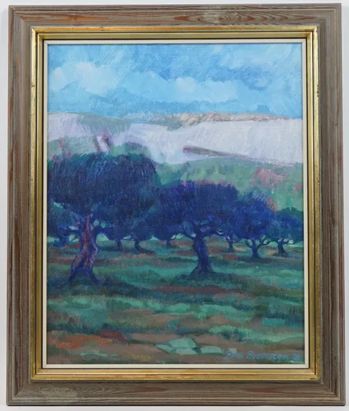 Rune Botersten, olja på duk, signerad, 1980.