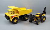 Leksaksfordon, 2 st, metall/plast, Tonka.