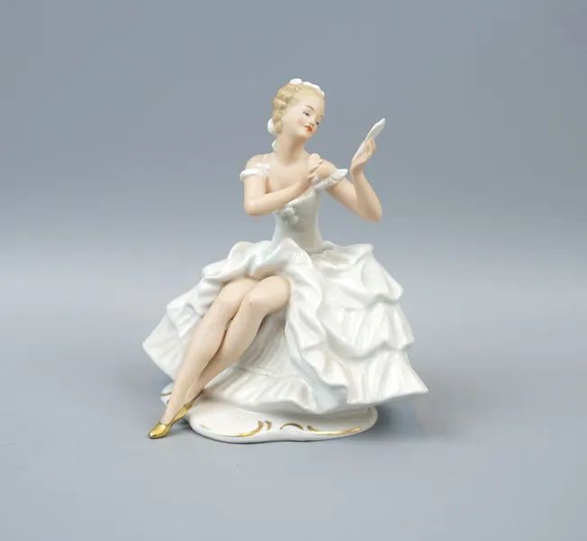 Figurin, porslin, Wallendorf.