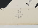 Kurt Rudolf H. Sonderborg, litografi 56/75, signerad, 1975.