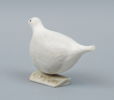 Anders Sunna (f. 1937), figurin, ripa, renhorn, signerad.