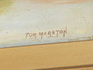 Oidentifierad konstnär, olja på duk, signerad Tom Marston.