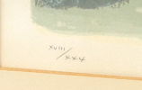 Gustav Rudberg, litografi XVIII/XXX, signerad.