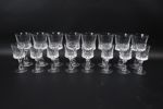 Göran Wärff, glas,  8+8 st, "Prince", Kosta Boda.