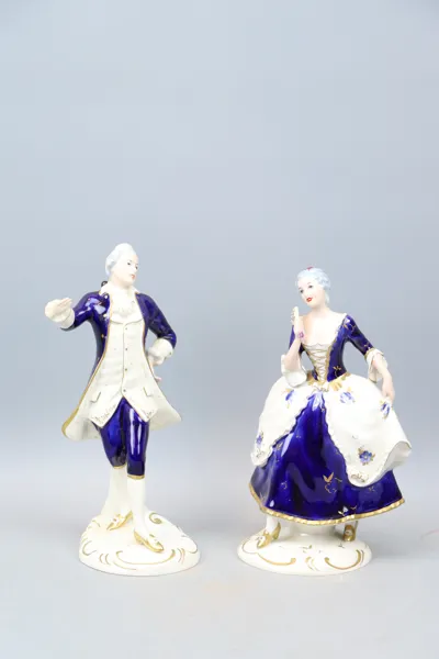 Figuriner, 2st, porslin, Royal Dux.