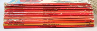 Seriealbum, Tintin, komplett, samt Kobrornas Dal.