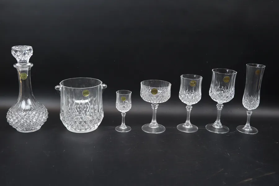 Glasservis, 66 delar,  Cristal d'arques.