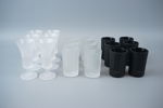 Shotglas, "Jägermeister", 6+6+6 st, glas.