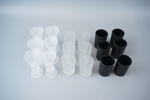 Shotglas, "Jägermeister", 6+6+6 st, glas.