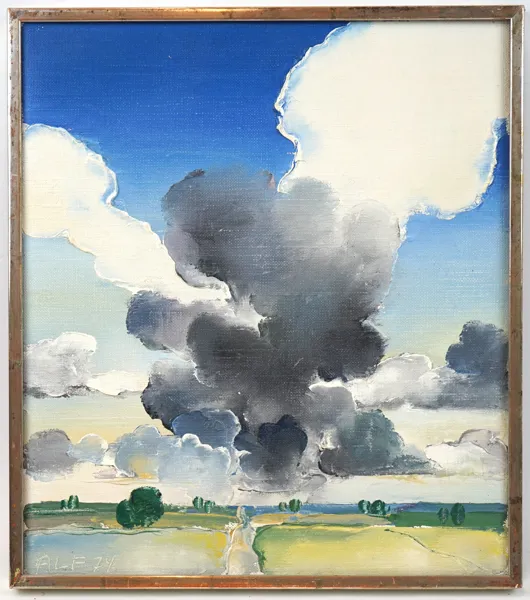 Alf Olsson, olja på duk, signerad, 1974.