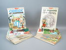 Seriealbum, Asterix & Obelix, ett parti, svenska och franska.