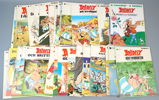 Seriealbum, Asterix & Obelix, ett parti, svenska och franska.