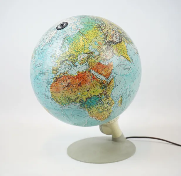 Jordglob med belysning, Scan-Globe A/S, Danmark.