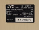 Stereo, JVC VS-DT7R.