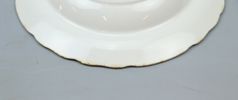 Dessertskålar, 9 st, flintgods, "Svenska Slott", Rörstrand.